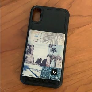 iPhone X/Xs Beach Thread case w/ card holder